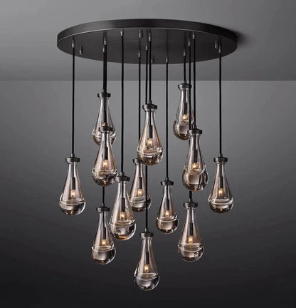 Aura Modern Copper Chandelier 7