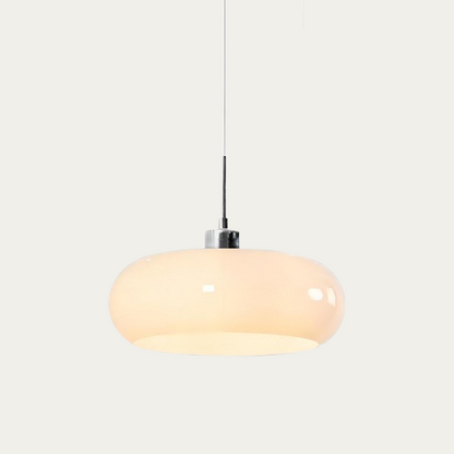 Aurevina | Bauhaus Glass Pendant Light with Hand-Blown Tea Glass Shade
