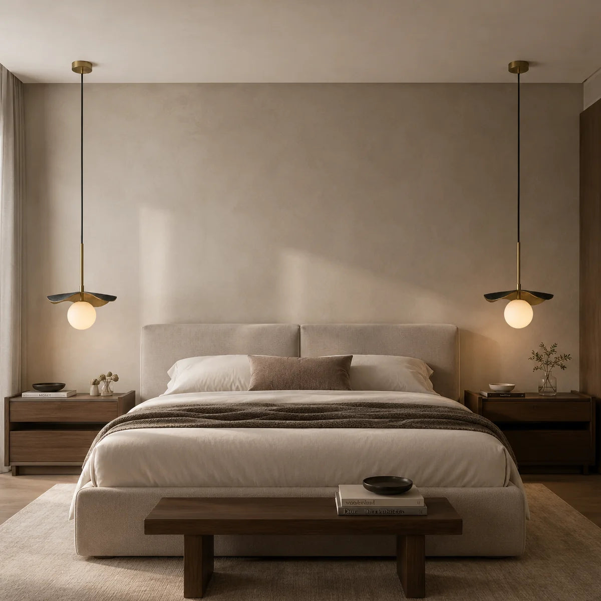 Avelune Leaf Alabaster Pendant Lamp 6