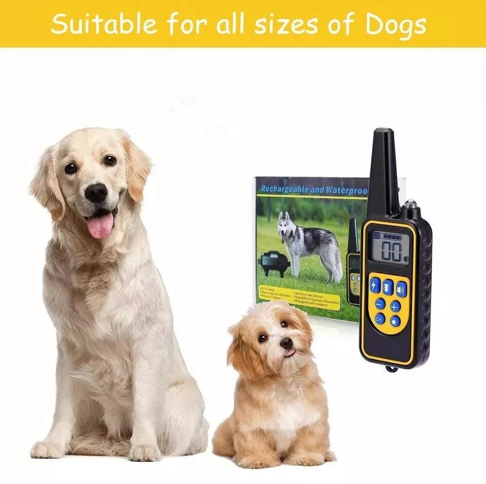 RoyaleGlow 2600ft Electronic Dog Training Collar Waterproof Pet Remote Control