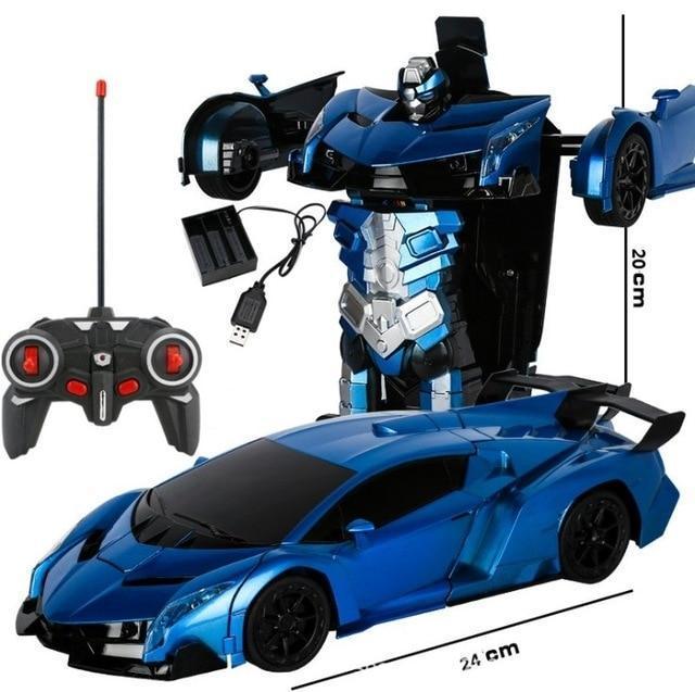 RoyaleGlow 2 in 1 Transformer Remote Control Car