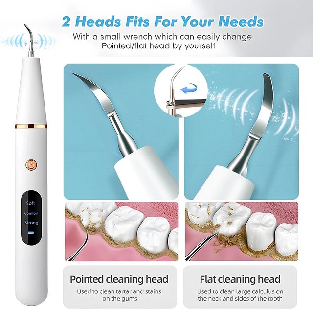 Royaleva Ultrasonic Scaling Wand for Efficient Tooth Cleaning