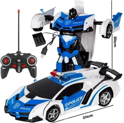 RoyaleGlow 2 in 1 Transformer Remote Control Car