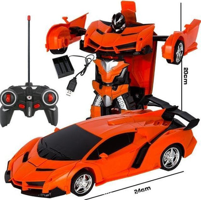 RoyaleGlow 2 in 1 Transformer Remote Control Car