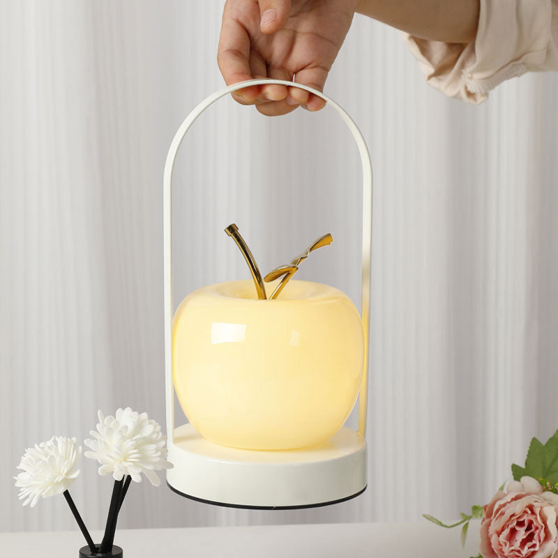 RoyaleGlow Apple LED Lamp with Soft Night Light Design