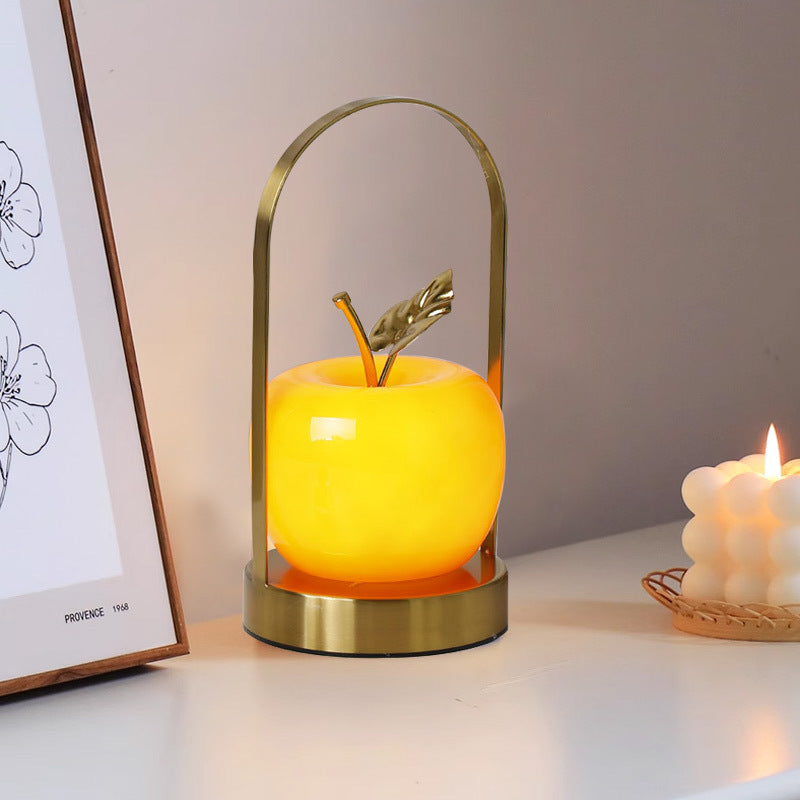 RoyaleGlow Apple LED Lamp with Soft Night Light Design