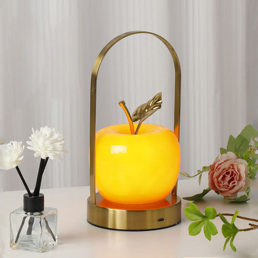 RoyaleGlow Apple LED Lamp with Soft Night Light Design