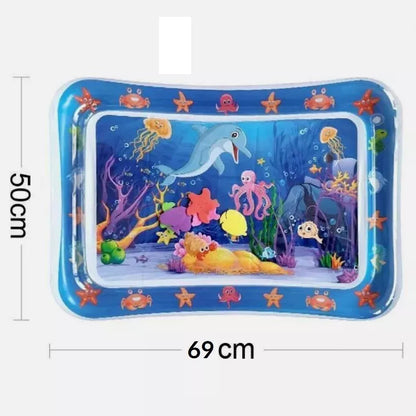 RoyaleGlow Baby Water Play Mat for Tummy Time Fun