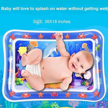 RoyaleGlow Baby Water Play Mat for Tummy Time Fun
