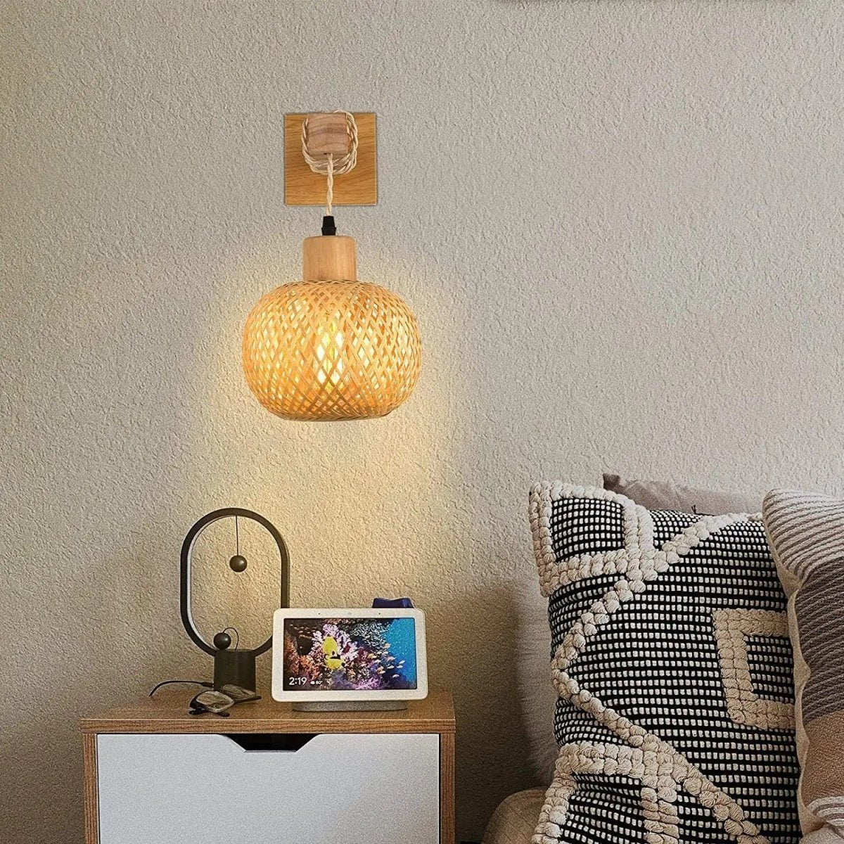 Bakit Rattan Wall Lamp 2