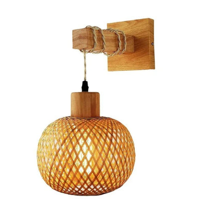 Bakit Rattan Wall Lamp 3