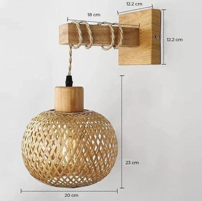 Bakit Rattan Wall Lamp 4