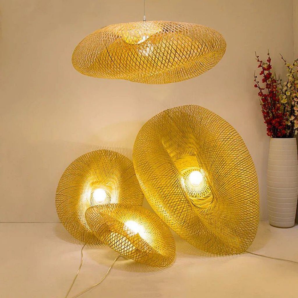 Bali Handmade Rattan Pendant Light 7