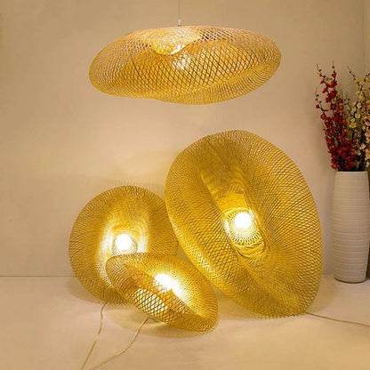 Bali Handmade Rattan Pendant Light 7