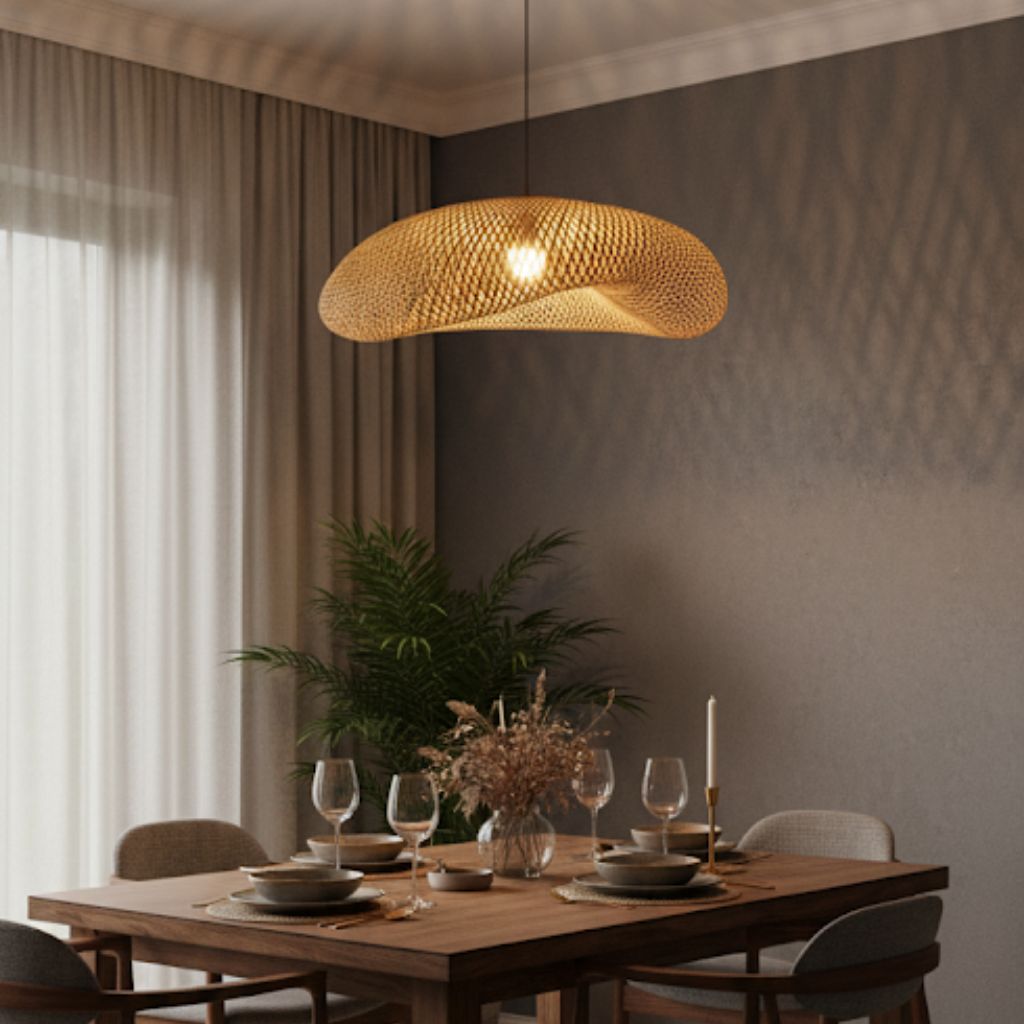 Bali Handmade Rattan Pendant Light 9