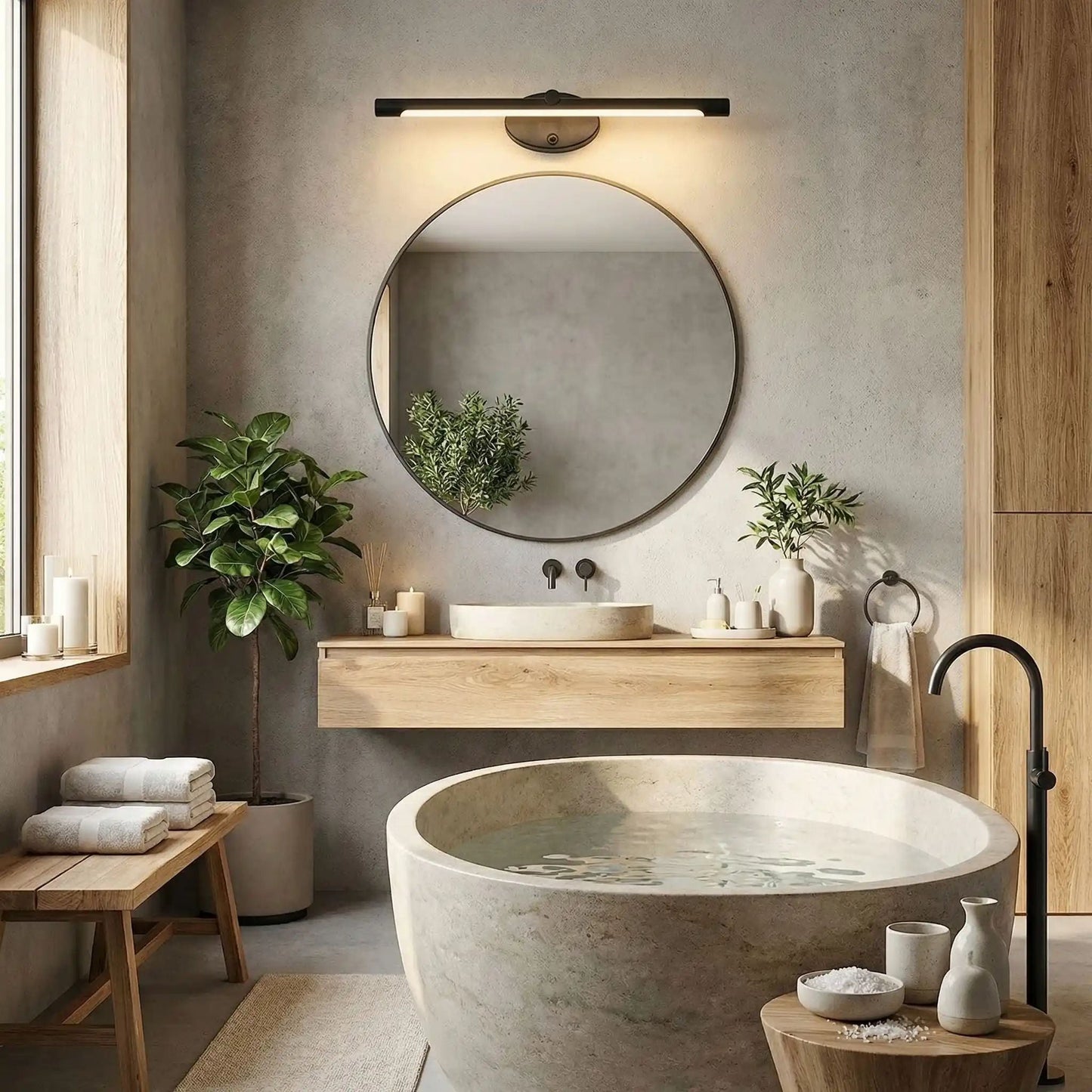Bathroom wall light | wall light with switch 3