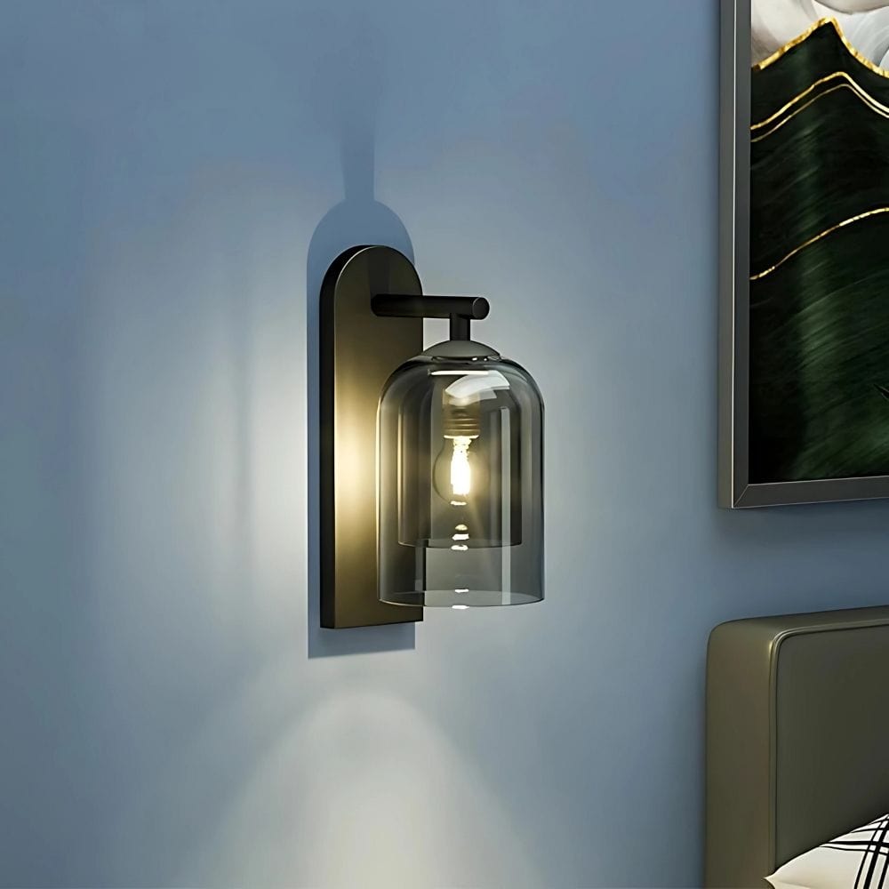 Belle Modern Glass Wall Light 0