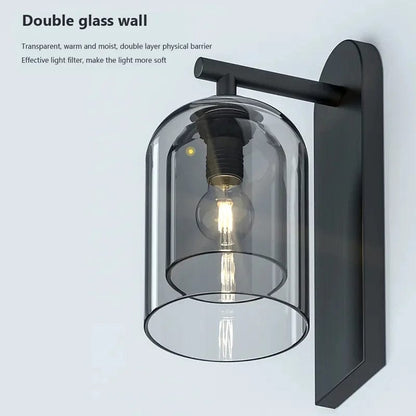 Belle Modern Glass Wall Light 4