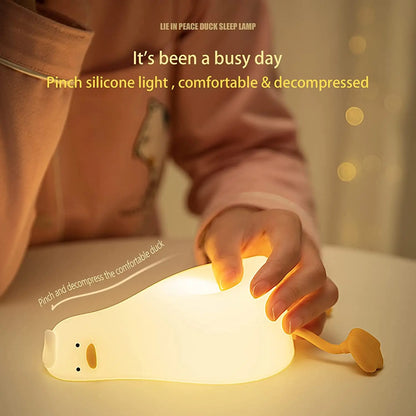 Benson Lying Flat Duck Night Light: A Cute &amp; Functional Companion - Default Title