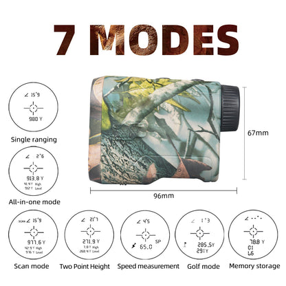 Luxora 3280 Feet Hunting Range Finder with 6.5X Magnification