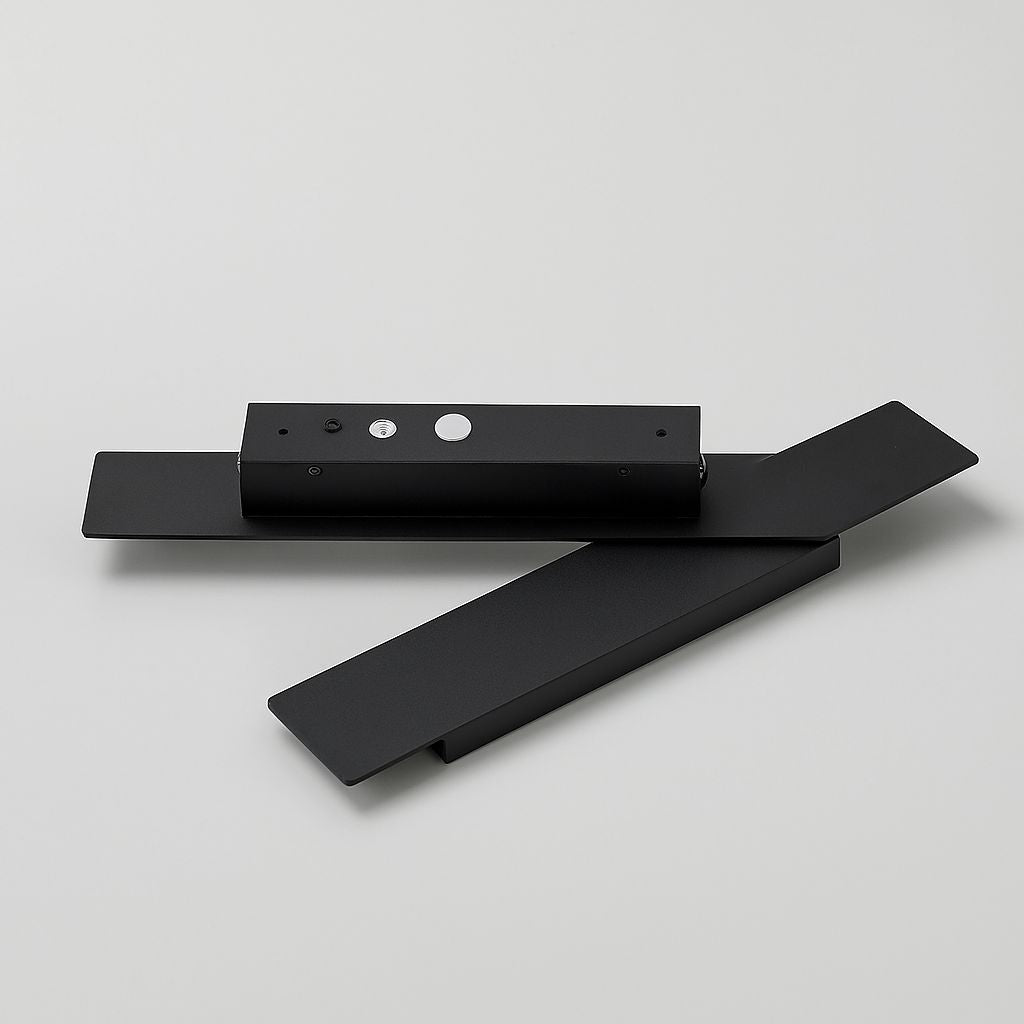 Black Long Outdoor Wall Light 6