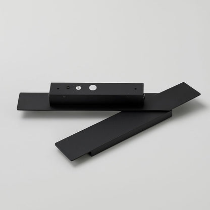 Black Long Outdoor Wall Light 6