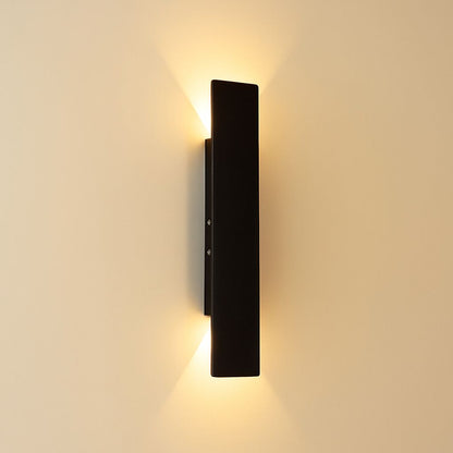 Black Long Outdoor Wall Light 7