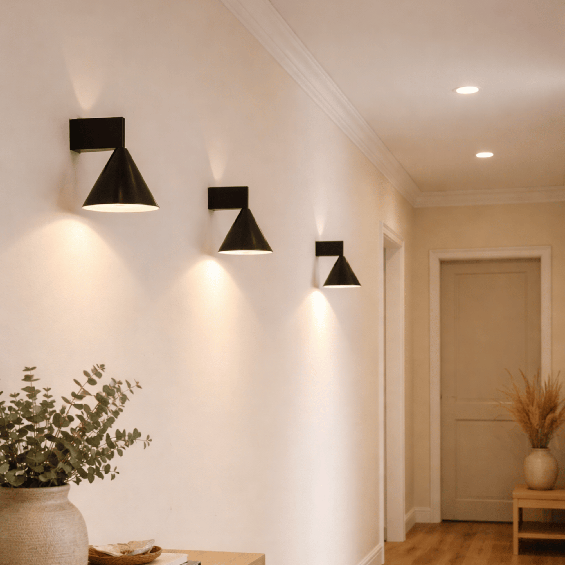 Black VetraCone Italian Minimalist Wall Lamp 0