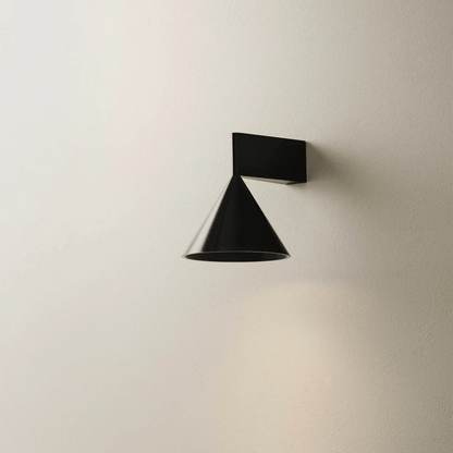 Black VetraCone Italian Minimalist Wall Lamp 2