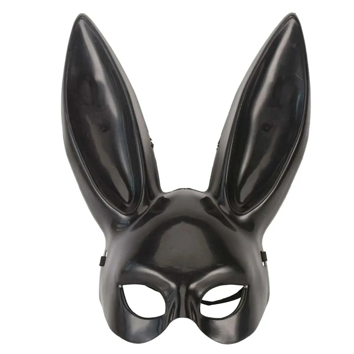 Black White Rabbit Mask Halloween Party Decoration Party Long Ears Rabbit Bunny Mask Costume Cosplay 3