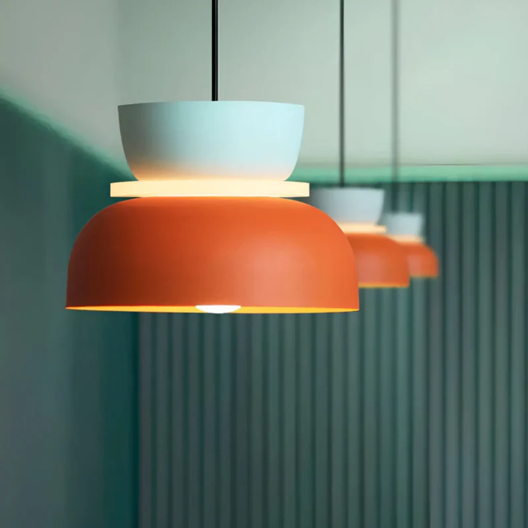 Bolania | Pendant Light - Colorful Macaron LED Design