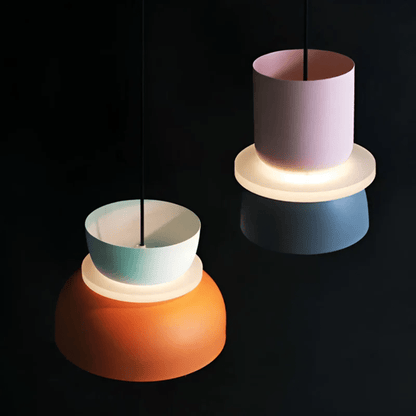 Bolania | Pendant Light - Colorful Macaron LED Design