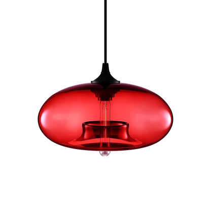 Bolania | Pendant light - Hanging design made of colored glass - Modern style