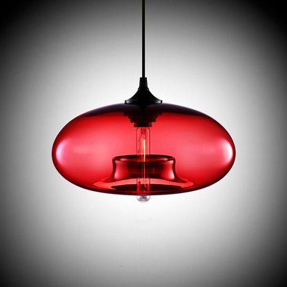 Bolania | Pendant light - Hanging design made of colored glass - Modern style