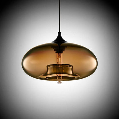 Bolania | Pendant light - Hanging design made of colored glass - Modern style