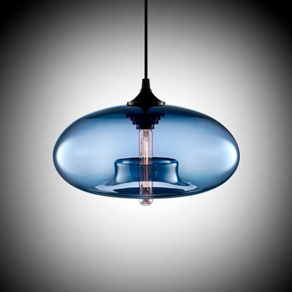 Bolania | Pendant light - Hanging design made of colored glass - Modern style