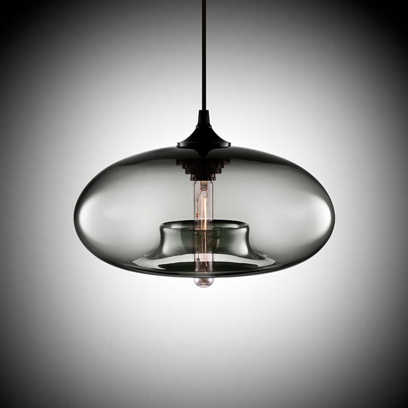 Bolania | Pendant light - Hanging design made of colored glass - Modern style