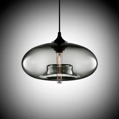 Bolania | Pendant light - Hanging design made of colored glass - Modern style