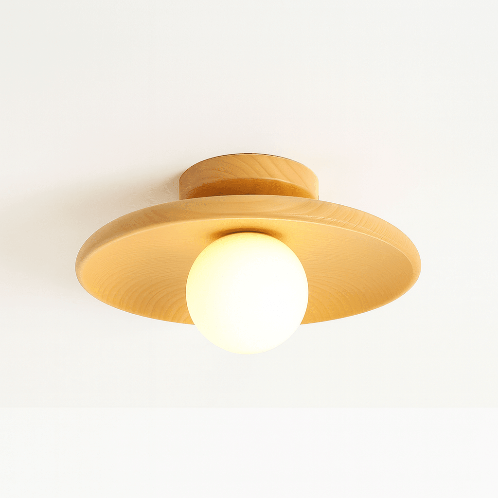 Bolania | Pendant light - Minimalist round - Nordic wood design for the hallway 0