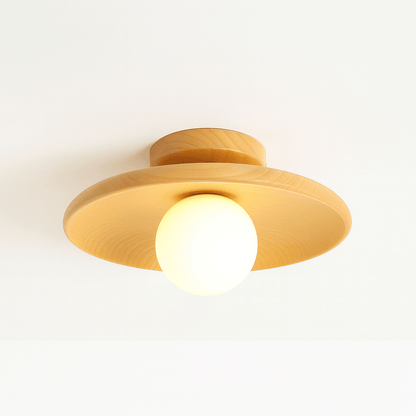 Bolania | Pendant light - Minimalist round - Nordic wood design for the hallway 0