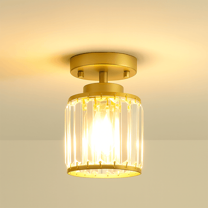 Bolania | Pendant light - Modern, semi-flush crystal pendant light - Elegant hallway light 0