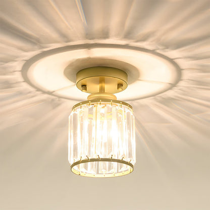 Bolania | Pendant light - Modern, semi-flush crystal pendant light - Elegant hallway light 1