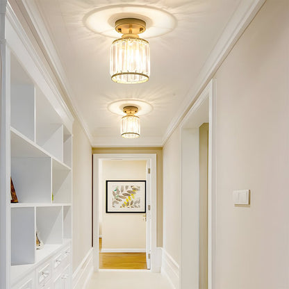 Bolania | Pendant light - Modern, semi-flush crystal pendant light - Elegant hallway light 4