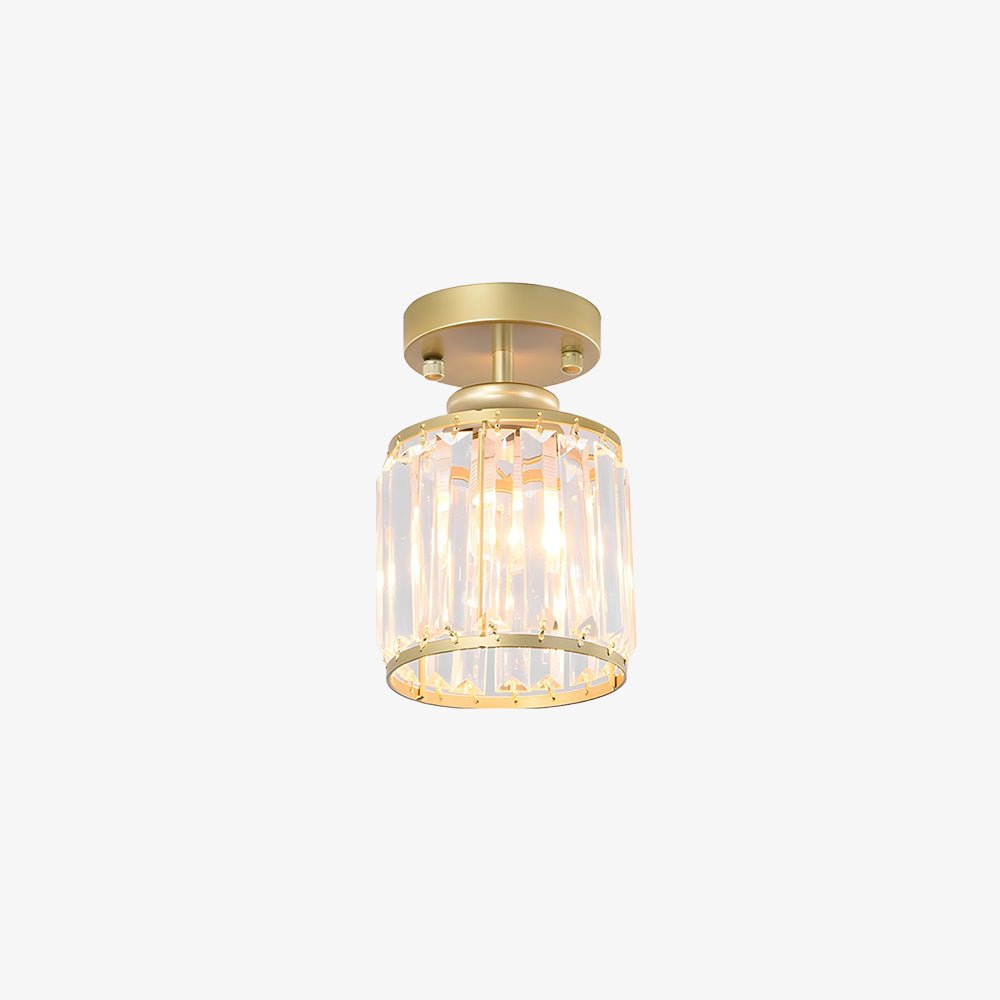 Bolania | Pendant light - Modern, semi-flush crystal pendant light - Elegant hallway light 6