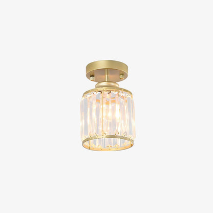 Bolania | Pendant light - Modern, semi-flush crystal pendant light - Elegant hallway light 6