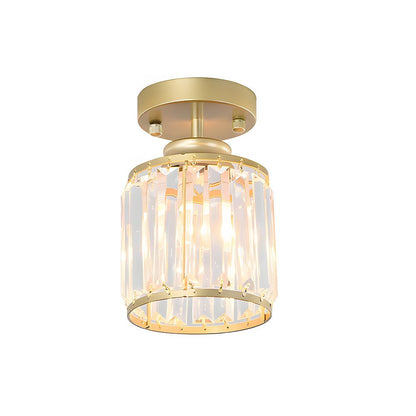 Bolania | Pendant light - Modern, semi-flush crystal pendant light - Elegant hallway light 7