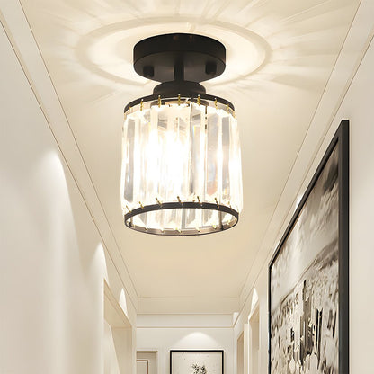 Bolania | Pendant light - Modern, semi-flush crystal pendant light - Elegant hallway light 8