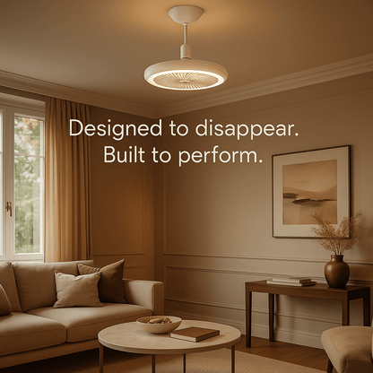 LuxRoyale Dual Fan Light Bulb With LED Remote And Quiet Operation