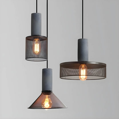 BrumaLuz - Industrial Pendant Lamp in Concrete and Metal 1