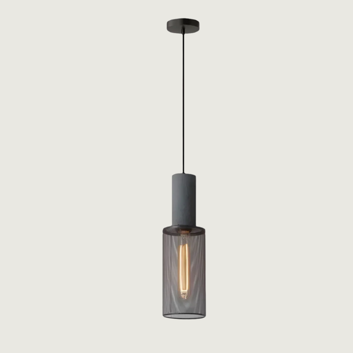 BrumaLuz - Industrial Pendant Lamp in Concrete and Metal 10